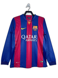 Barcellona 14/15 I Maglia Casa Manica Lunga - Versione Retrò