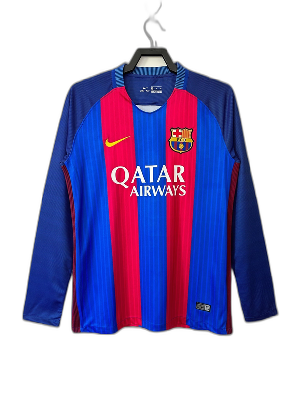 Barcelona 16/17 I Camiseta de Local - Versión Retro Manga Larga
