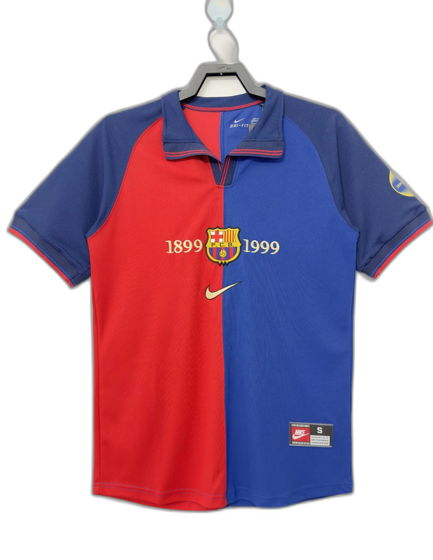 Camiseta Barcelona 1999 Edición 100 Aniversario - Versión Retro