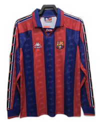 Barcelona 96/97 I Camiseta Local - Versión Retro Manga Larga