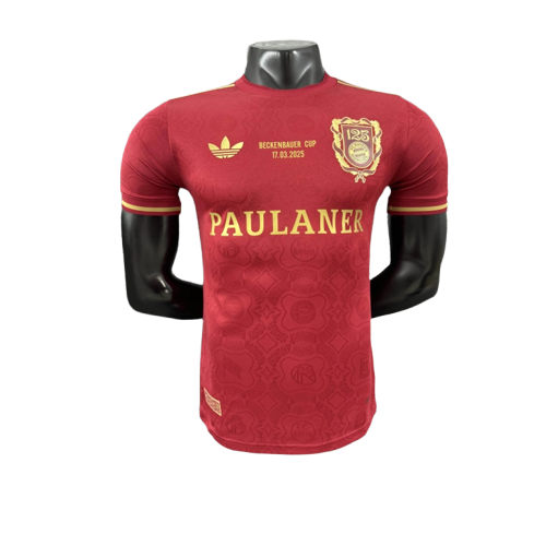 Maglia Bayern Monaco 25/26 Edizione 125° Anniversario - Rossa - Versione Giocatore