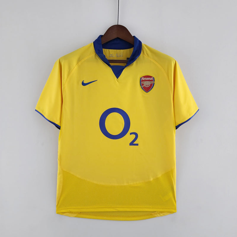 Camiseta retro de visitante del Arsenal 2003/05