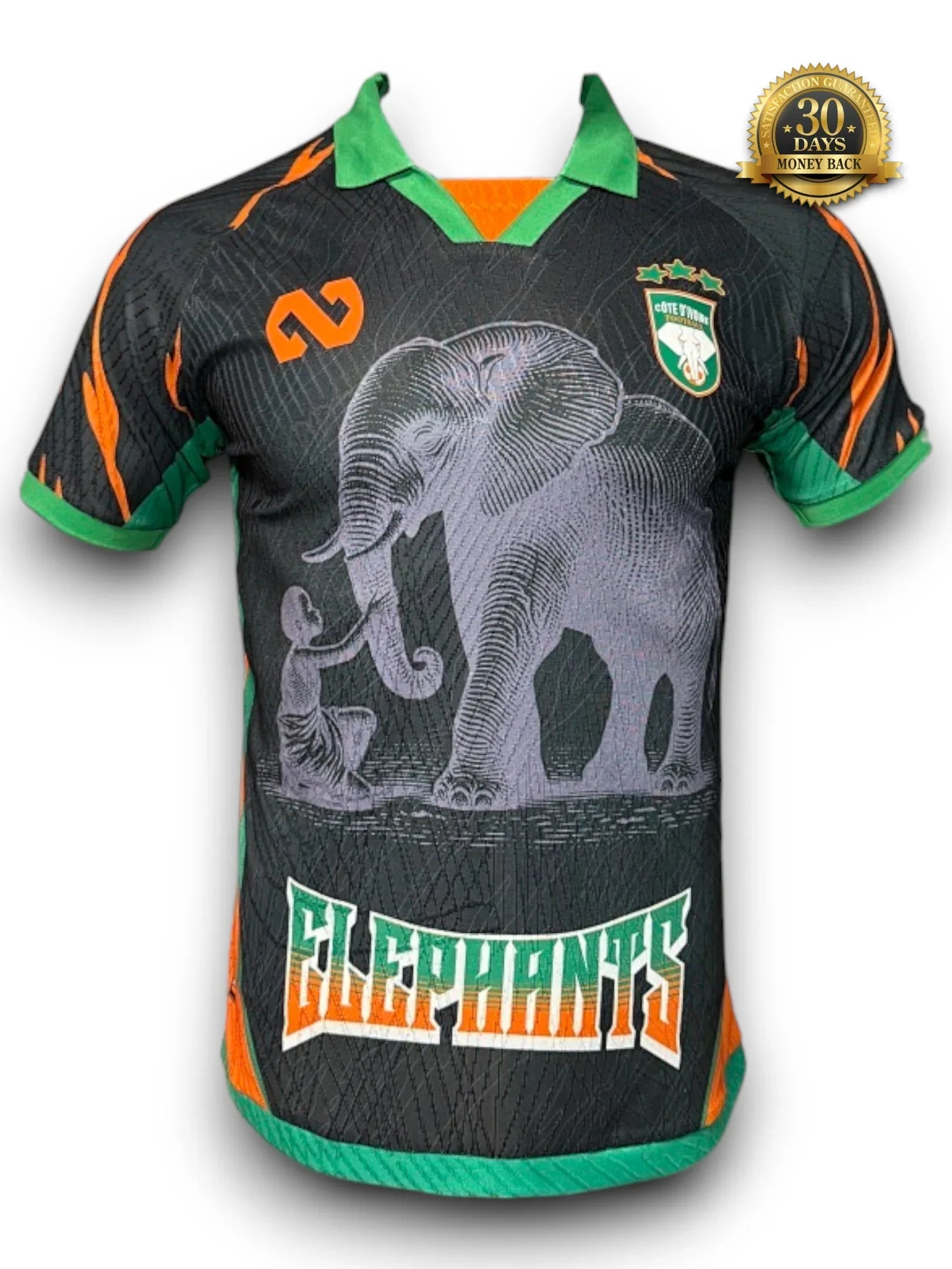 Camiseta negra de edición especial de Costa de Marfil - Versión jugador