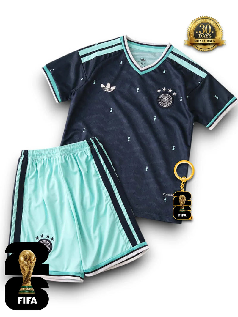 Uniforme de visitante de la selección alemana infantil para la Copa Mundial 2026