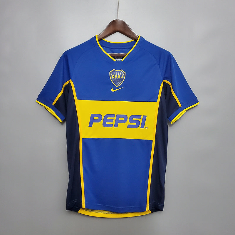 Camiseta local de Boca Juniors 2002 - Versión retro