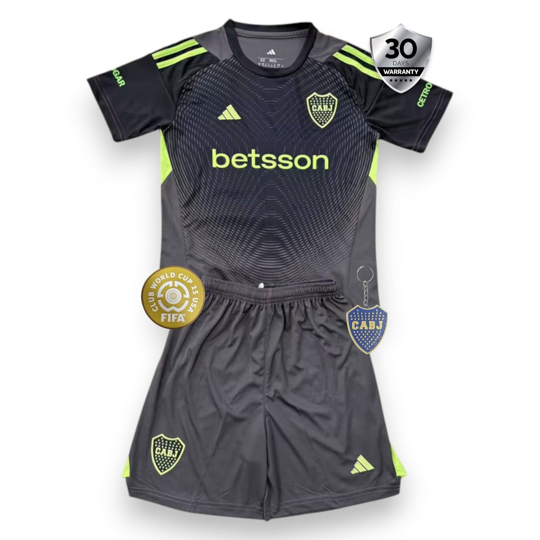 Niños Boca Juniors Portero Negro 2025/26