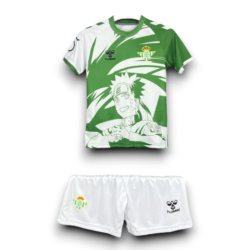 Camiseta Niños Real Betis 2025/26 Hummel x Edición Limitada Naruto