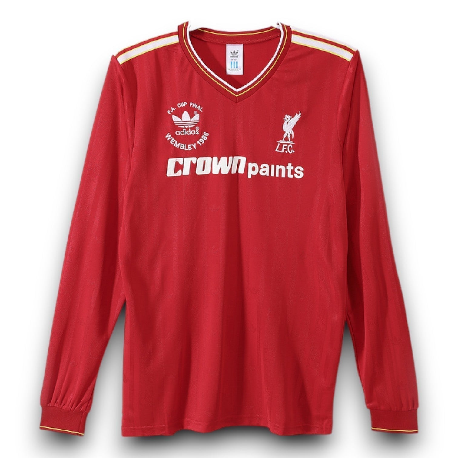 Camiseta Retro Liverpool 1986/87 - Manga Larga