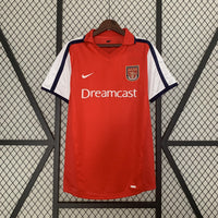 Camiseta retro del Arsenal local 2001/02
