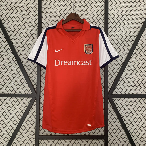 Camiseta retro del Arsenal local 2001/02