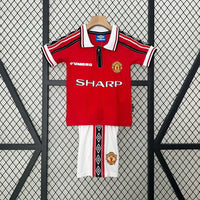 Kids Manchester United Home Kit 1999/2000 - Retro