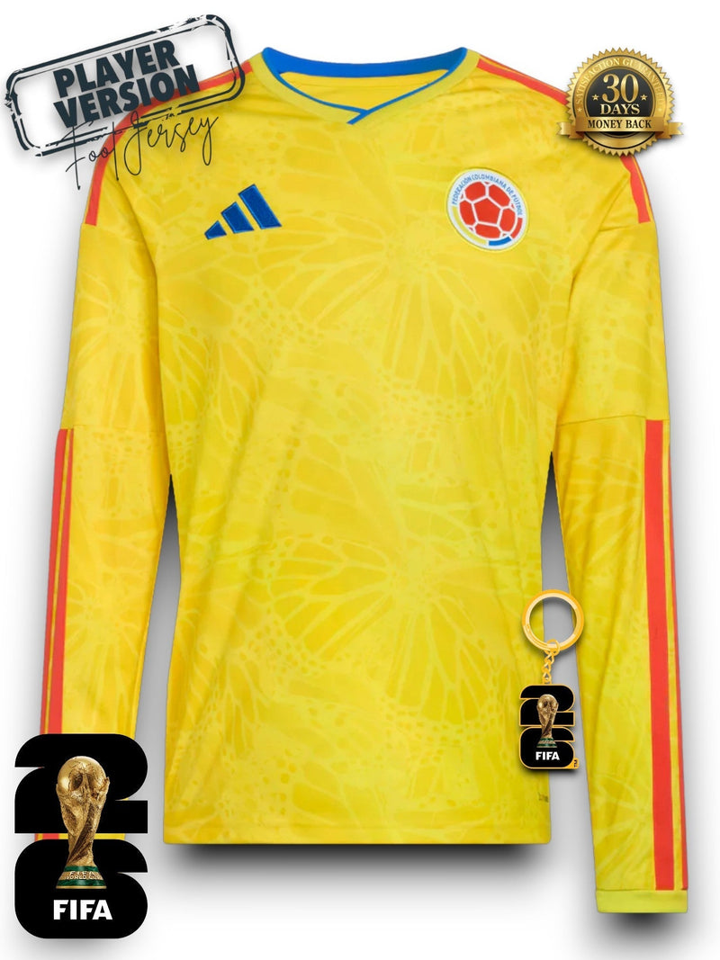 Maglia Giocatore Colombia Mondiali 2026 - Manica Lunga