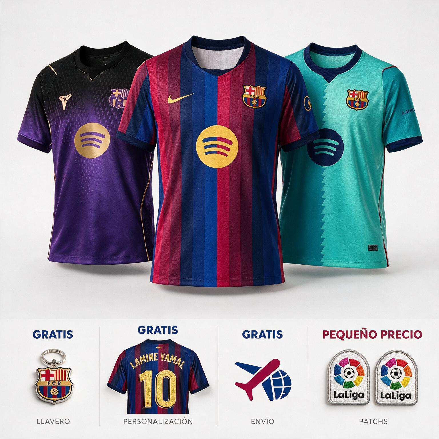 Combo Barcelona 2026 - Home, Away and Third