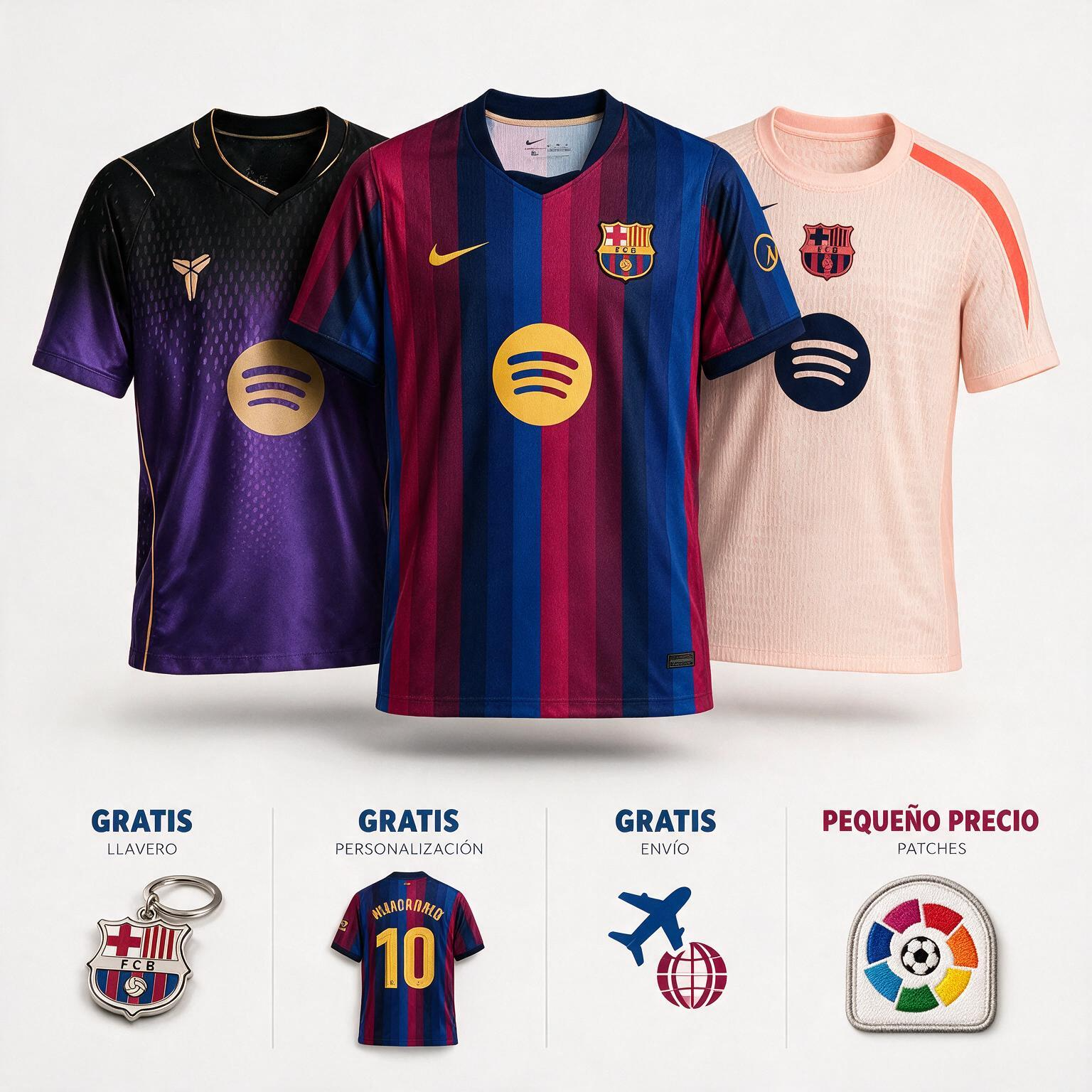Combo Barcelona 2026 - Home, Away and Training