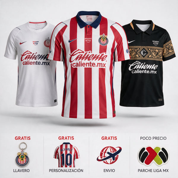 Combo Chivas Guadalajara 26/27 - Home, Away and Third