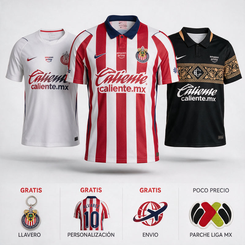 Combo Chivas Guadalajara 26/27 - Home, Away and Third