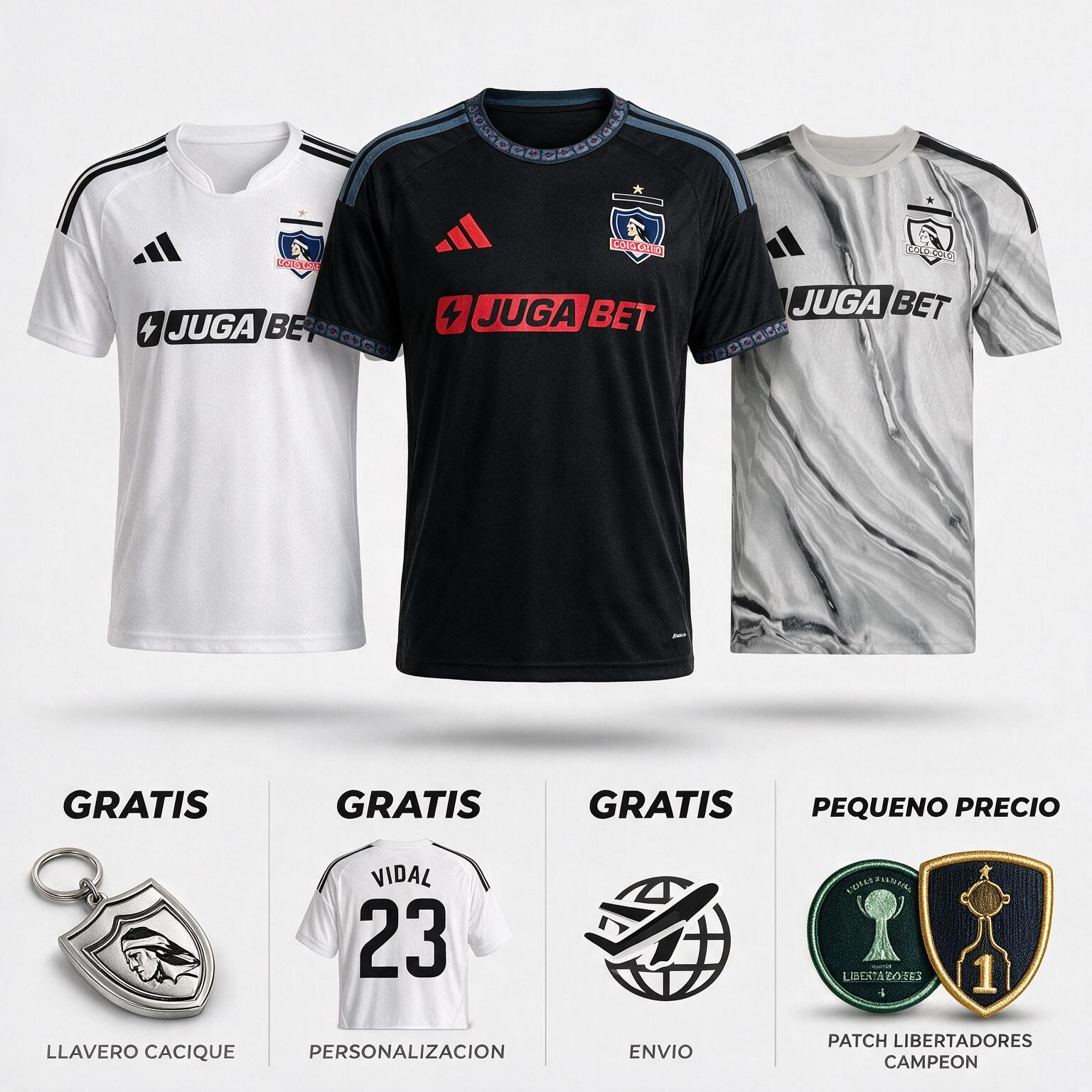 Combo Colo Colo 26/27 - Home, Away and Third