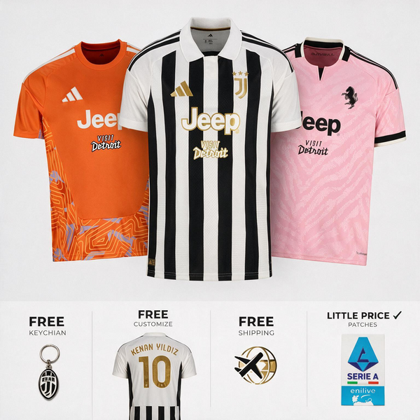 Combo Juventus 26/27 - Home, Away and Goalkeeper