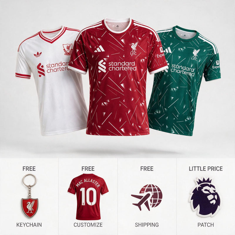 Combo Liverpool 26/27 - Home, Away and Goalkeeper