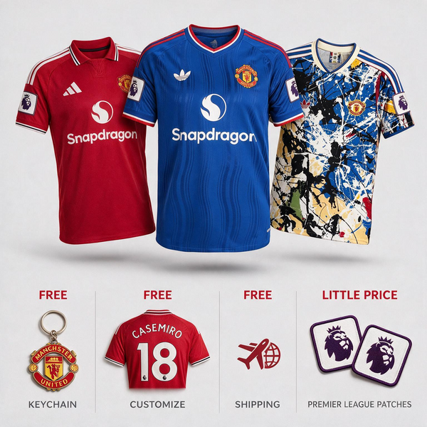 Combo Manchester United 2026 - Home, Away and Special
