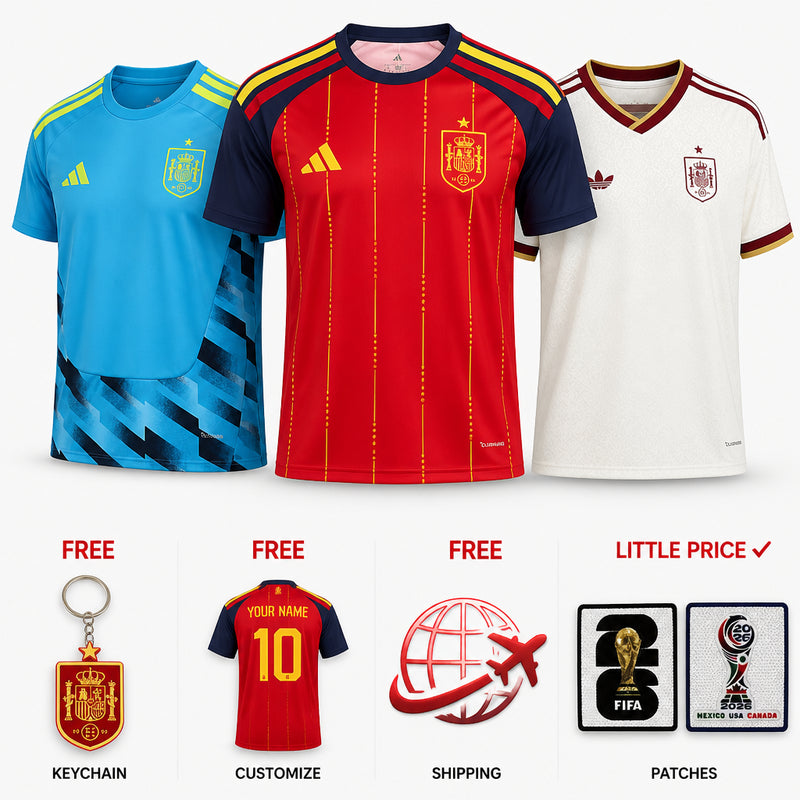Combo Spain 26 - Home, Away and Goalkeeper