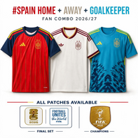 Combo Spain WC 2026 - Home, Away and Goalkeeper