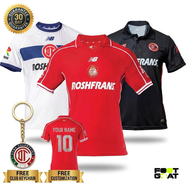 Combo Toluca  - Home and Away 26/27 and Third 25/26