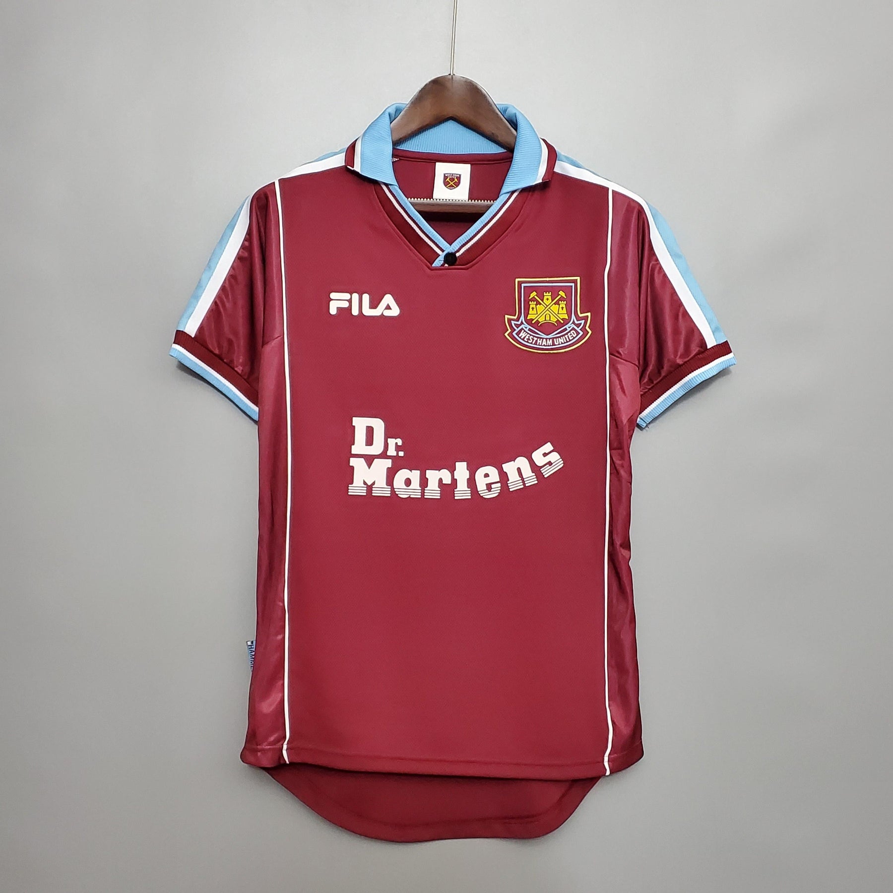 Camiseta retro local West Ham United 1999/2001