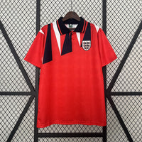 Camiseta retro de visitante de Inglaterra 1992