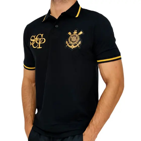 Camiseta Retro Corinthians Polo Dorada - SPR