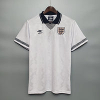Inghilterra Maglia Retro Casa 1990