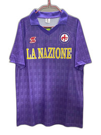 Fiorentina 89/90 I Maglia Home - Versione Retrò