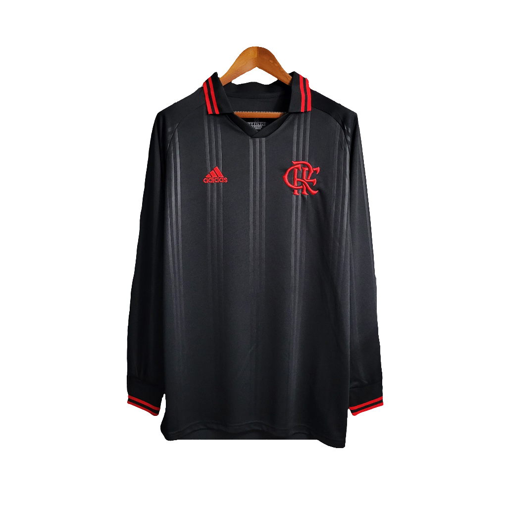 Maglia Flamengo Edizione Speciale 19/20 - Nera - Versione Retrò a Maniche Lunghe