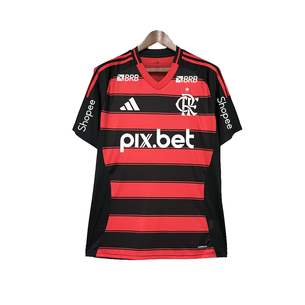 Flamengo 25/26 I Maglia Home - Tutti gli Sponsor - Versione Tifoso