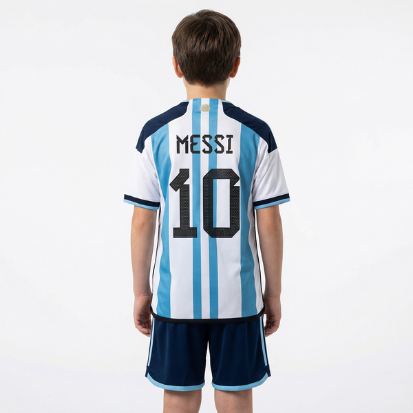 Kit Kids Argentina World Cup 2026 - Messi 10- Jersey