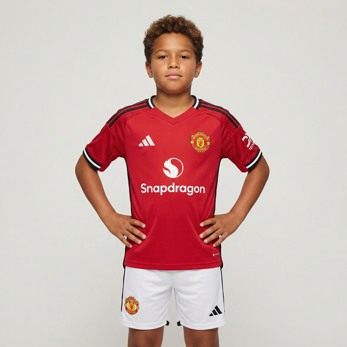 Equipación Manchester United para niños 25/26