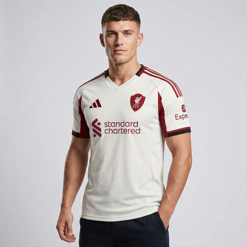 Camiseta de visitante del Liverpool 25/26 II - Versión Fan