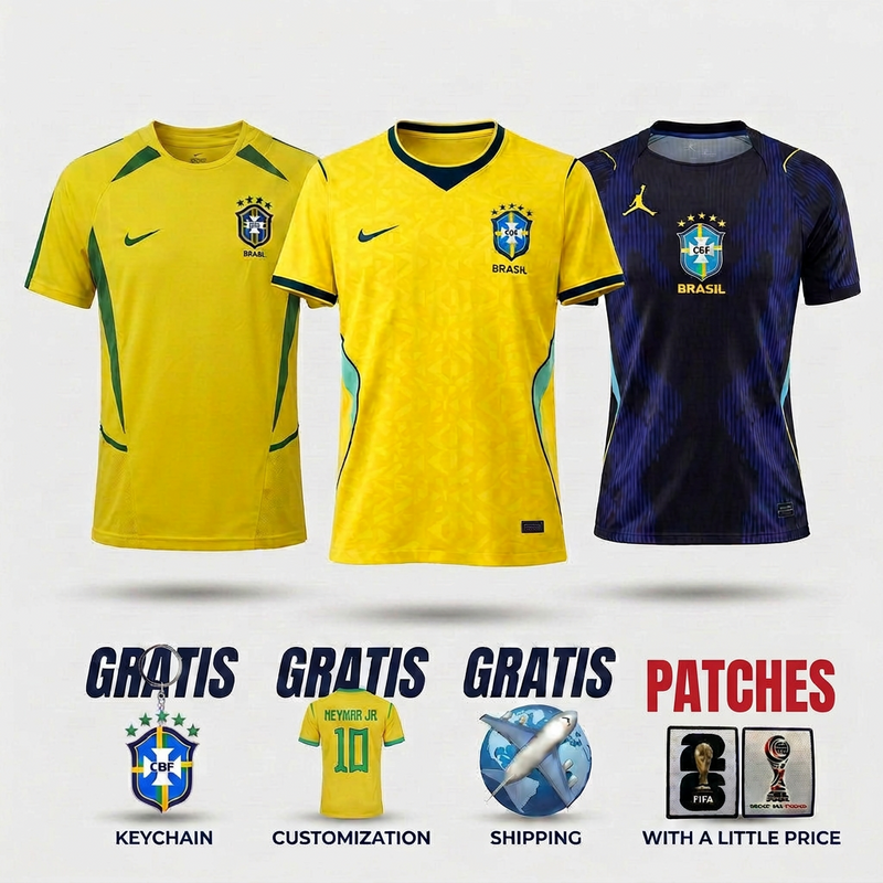 COMBO Brasil Mundial 2026 + Retro 2002