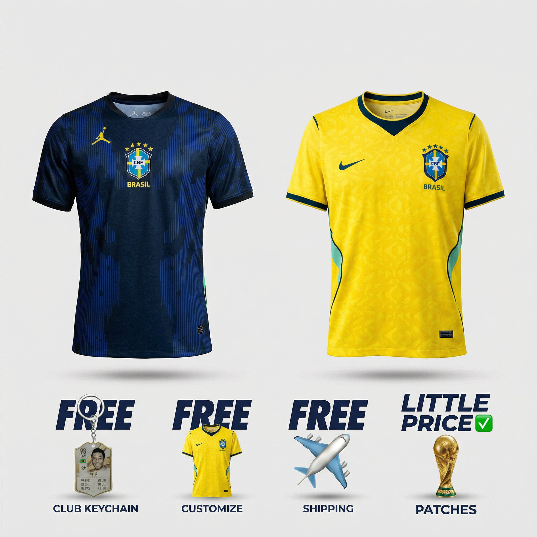 Combo Brasil Mundial Local y Visitante - 2026