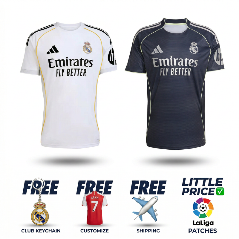 Combo Real Madrid 25/26- Home and Away