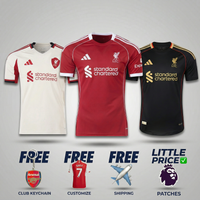Combo Liverpool - Local, Visitante y Tercera 25/26