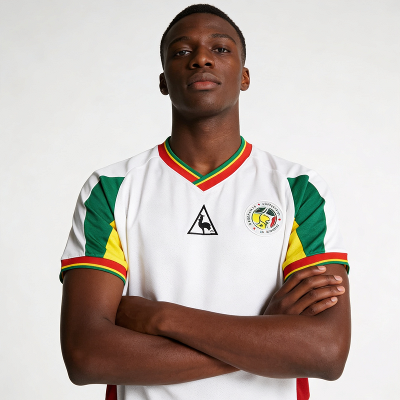 Senegal Retro Jersey White 2002