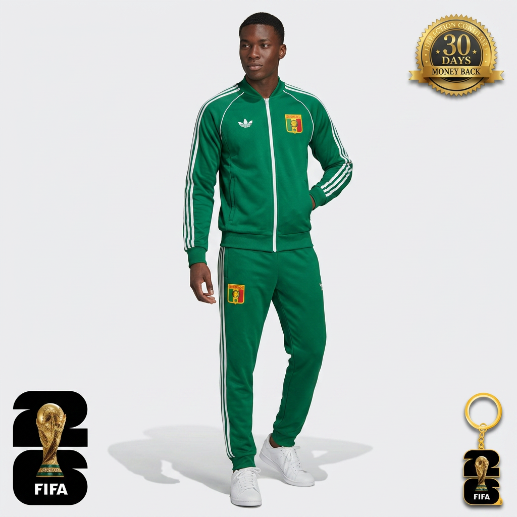 Senegal World Cup 2026 Hoodie TrackSuit Green Jacket