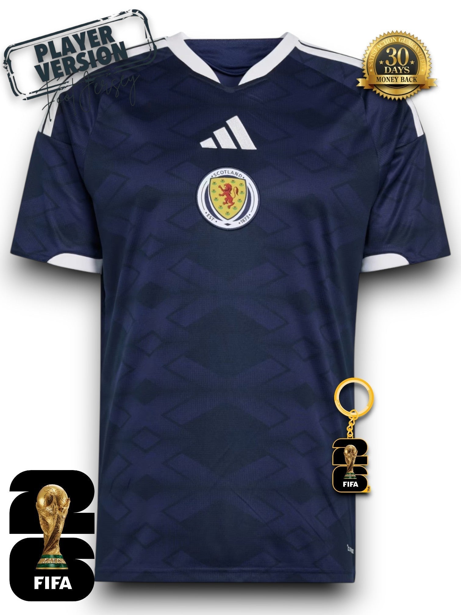 Camiseta de la Copa Mundial 2026 de Escocia - Versión Jugador