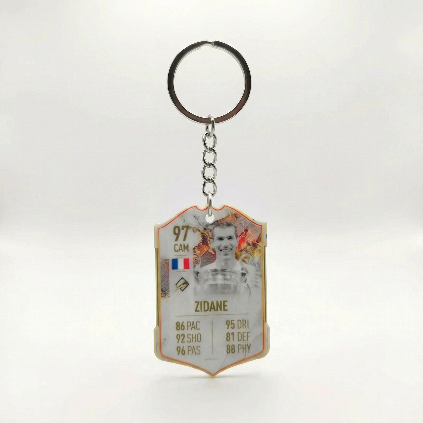Llavero del icono de Zidane