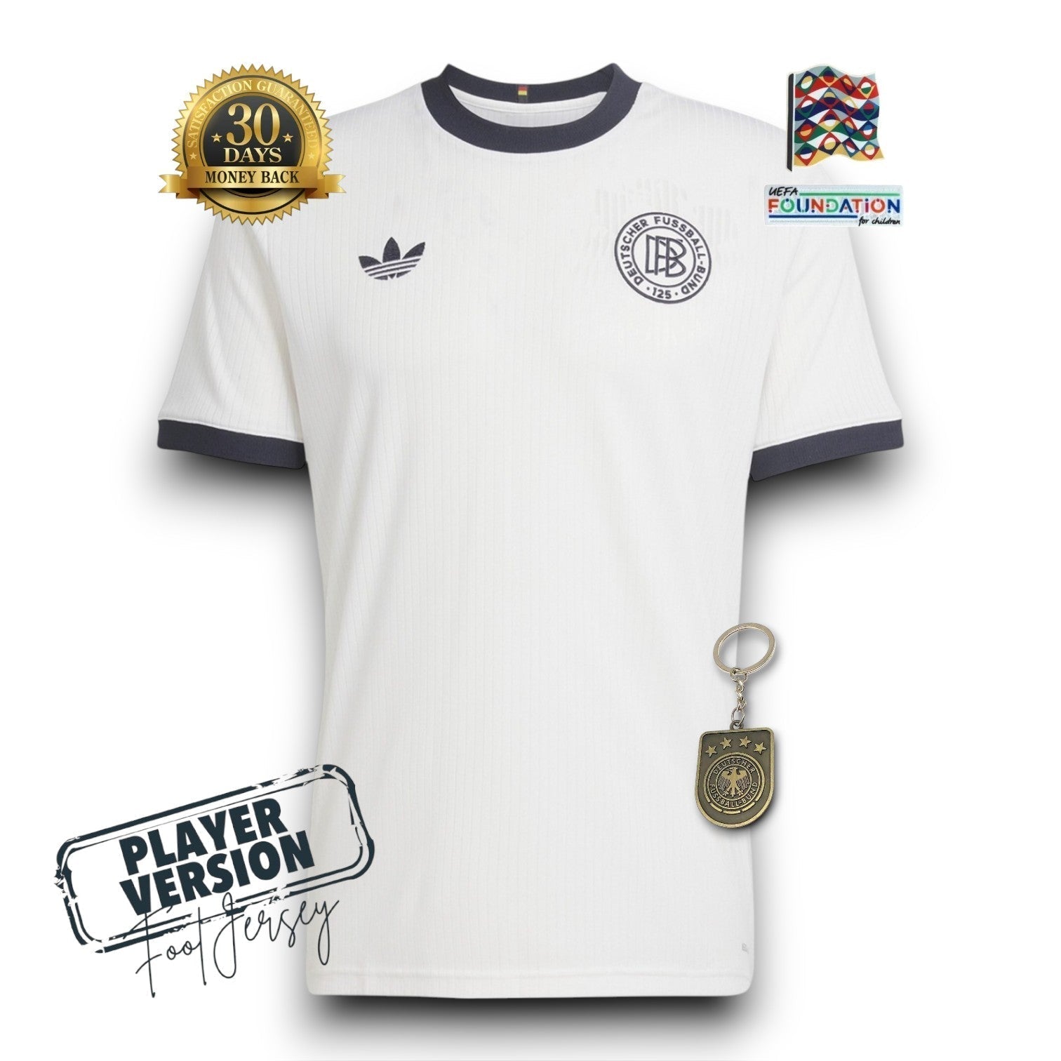 Camiseta de jugador del 125.º aniversario de Alemania
