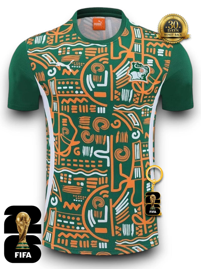 Camiseta de entrenamiento de Costa de Marfil para el Mundial de 2026