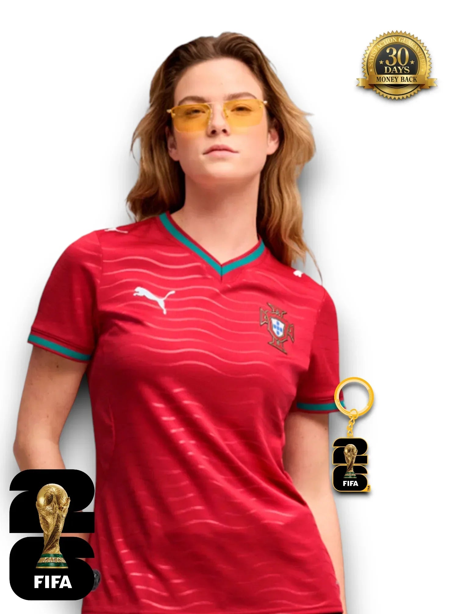 Portugal Camiseta Mundial 2026 - Mujer