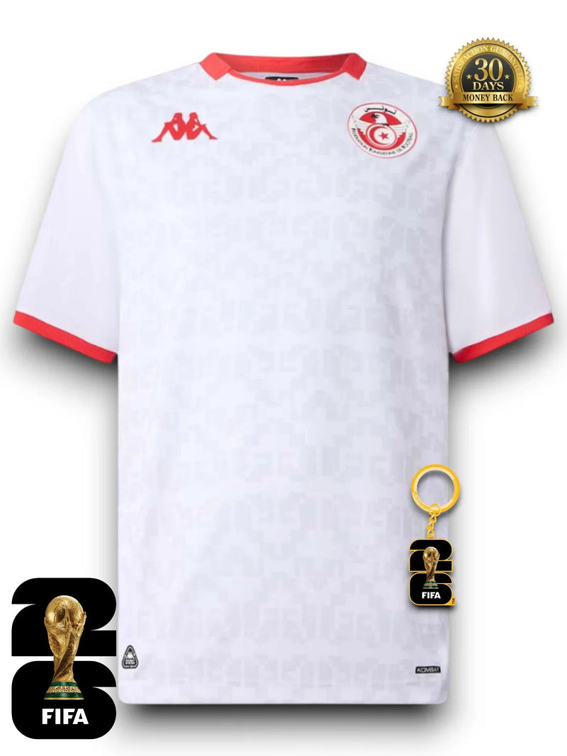 Camiseta de visitante de Túnez para el Mundial 2026