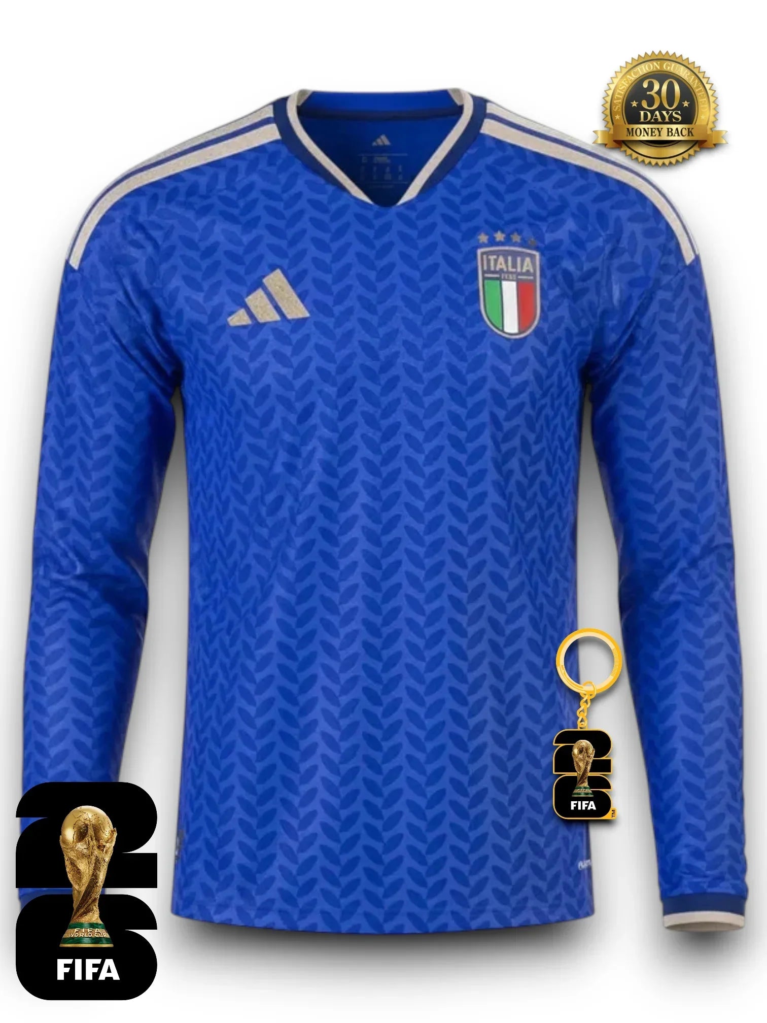 Camiseta de manga larga de Italia para el Mundial de 2026